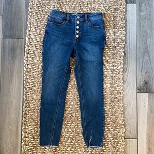 OAT New York High-Rise Skinny Ankle jeans size 27